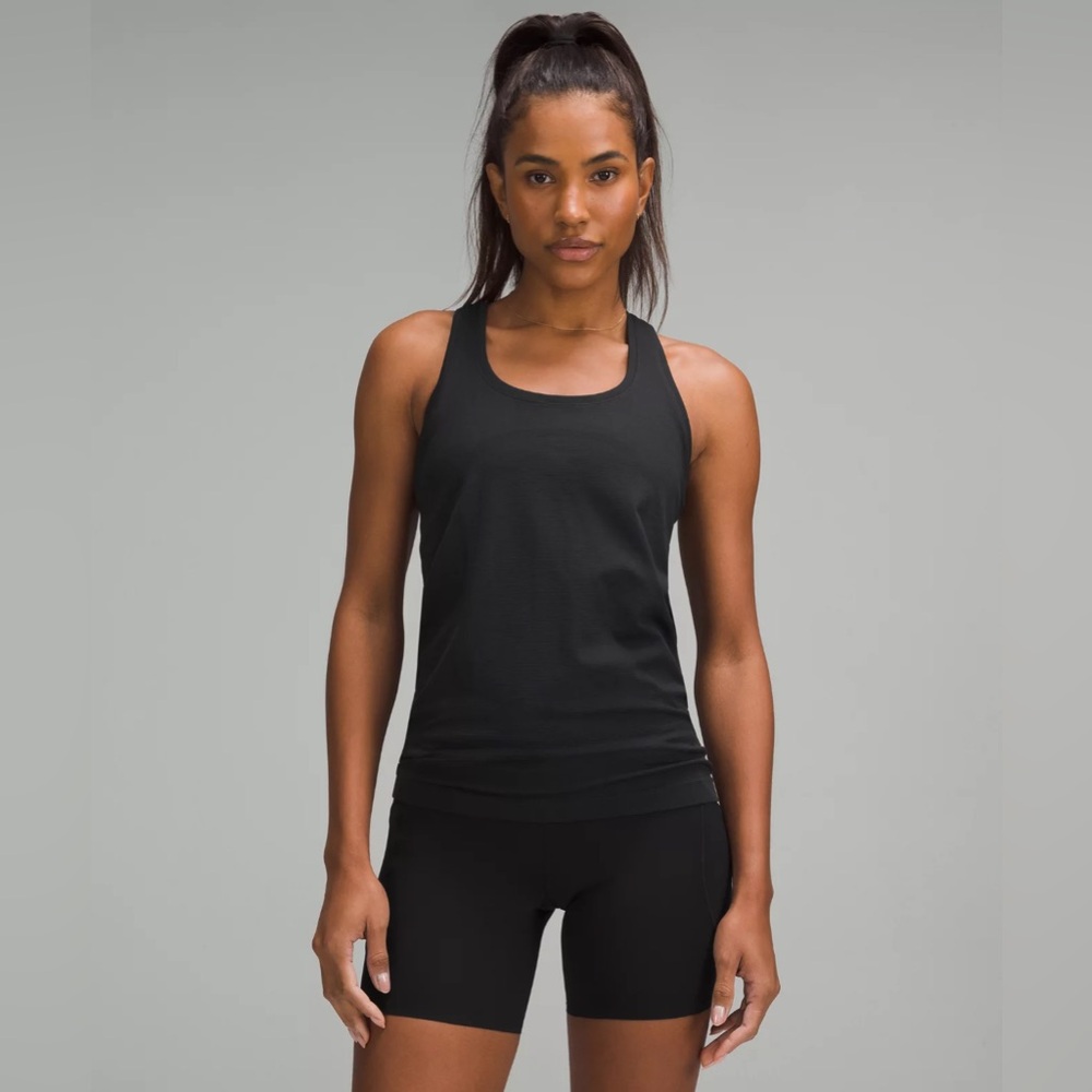 Lululemon Athletica Swiftly Tech Racerback Tank Top Black Size 4